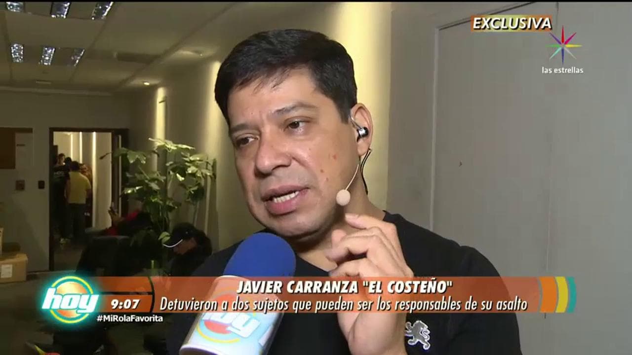 Javier Carranza El Costeño comparte que tendrá que acudir a reconocer a dos de los presuntos responsables del robo