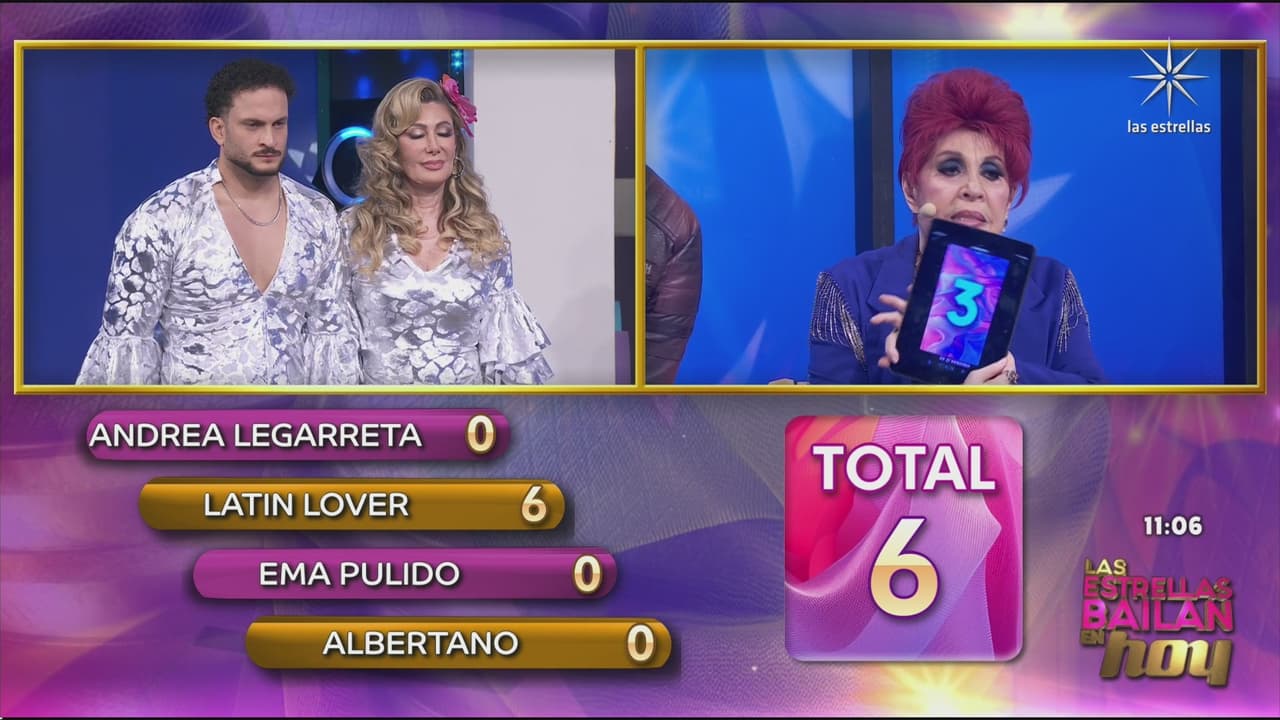 Las Estrellas Bailan en Hoy 2025.