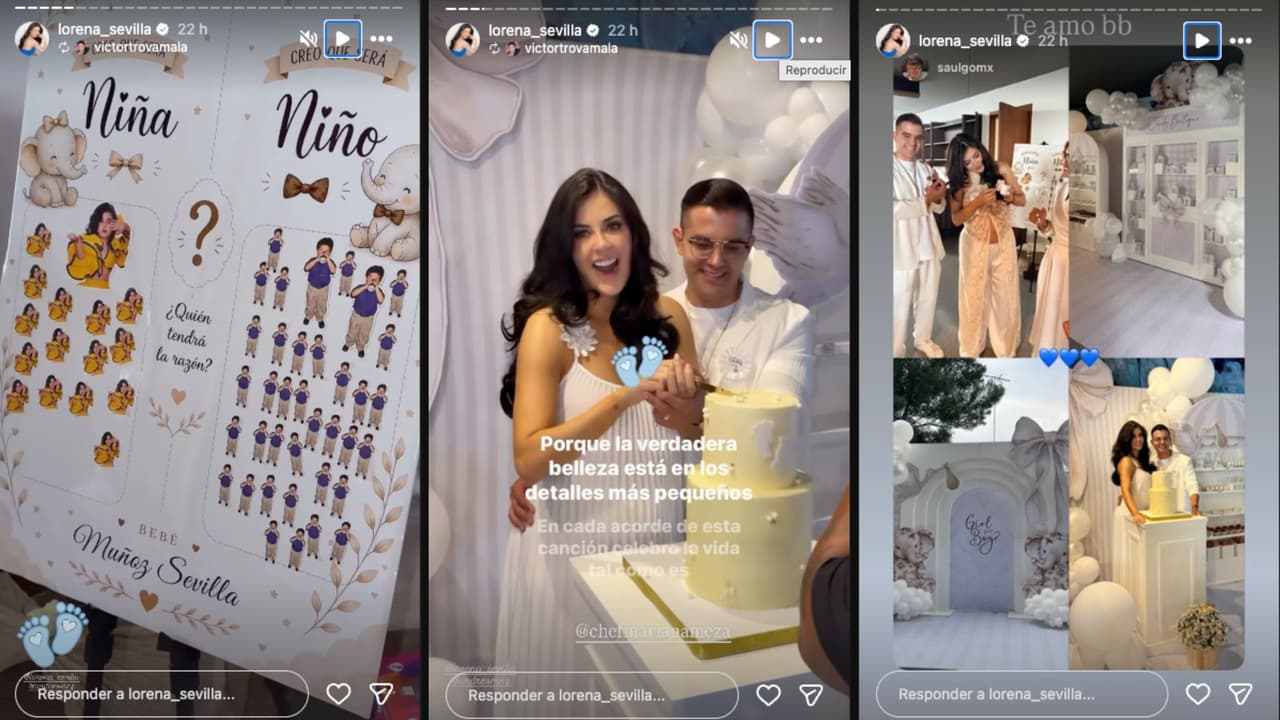 Lorena Sevilla celebra su 'gender reveal'