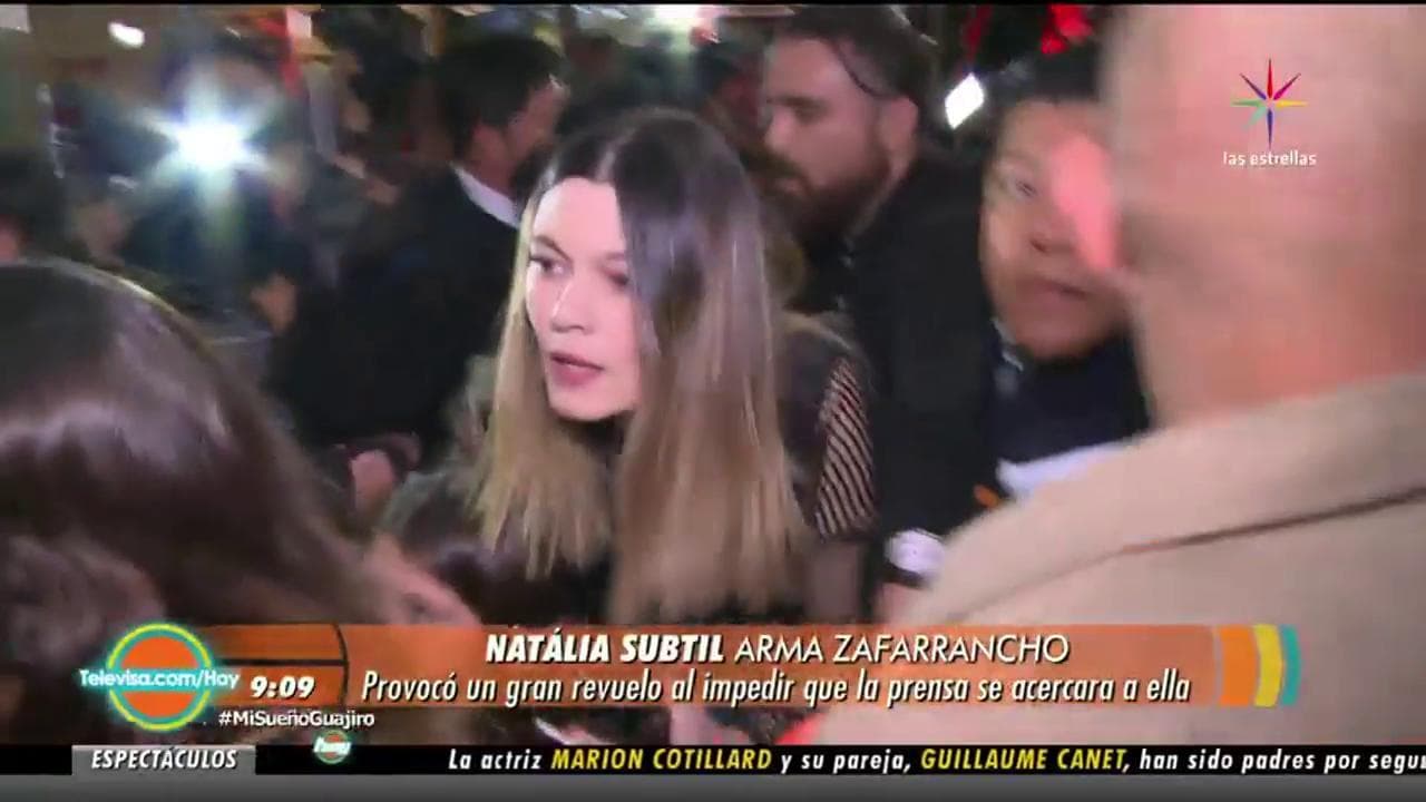 Tremendo zafarrancho provoca Natália Subtil