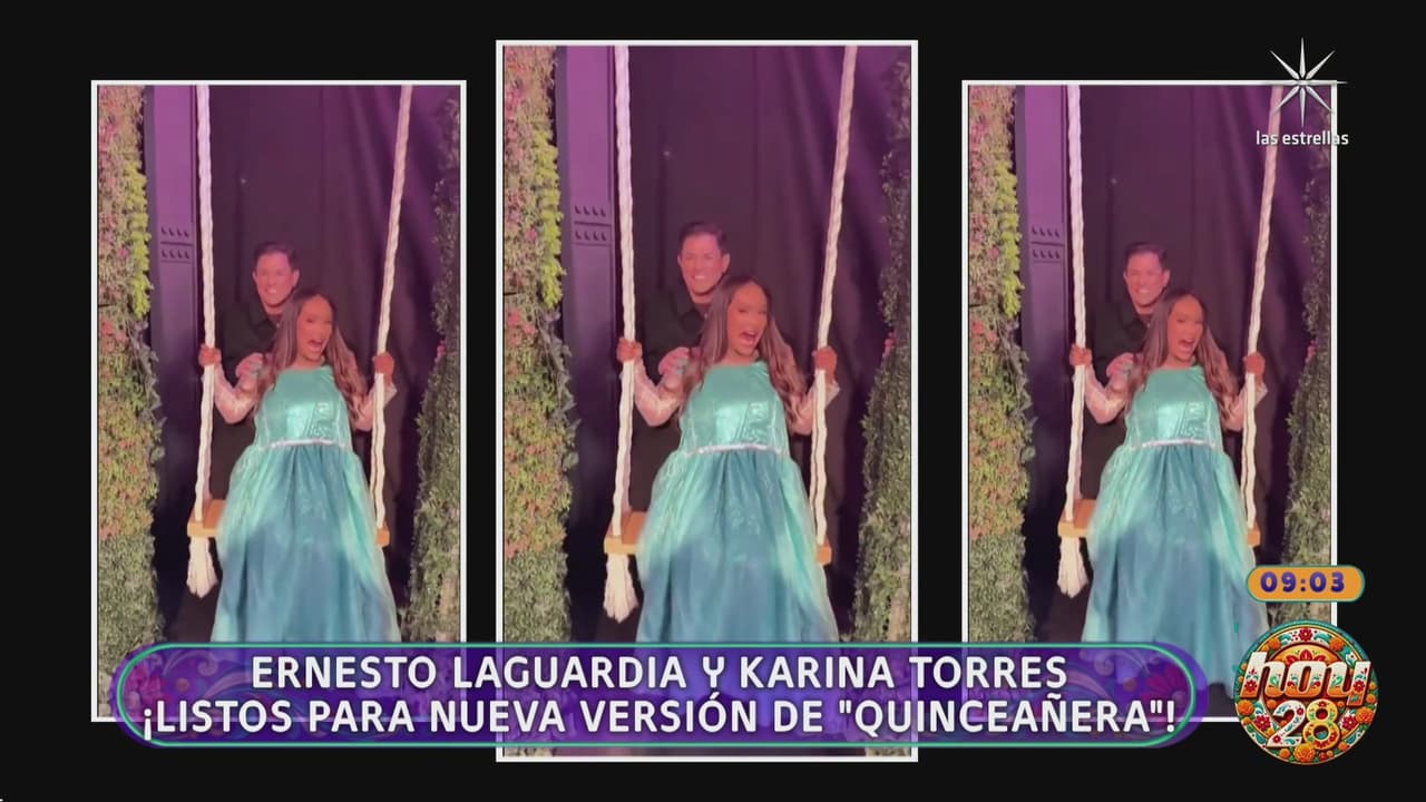 ¿Ernesto Laguardia hará telenovela con Karina Torres? Hoy muestra imágenes