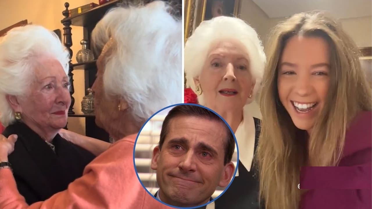 Abuelitas se reúnen para celebrar el cumpleaños 91 de una de ellas, ¡tenían 15 años sin verse!