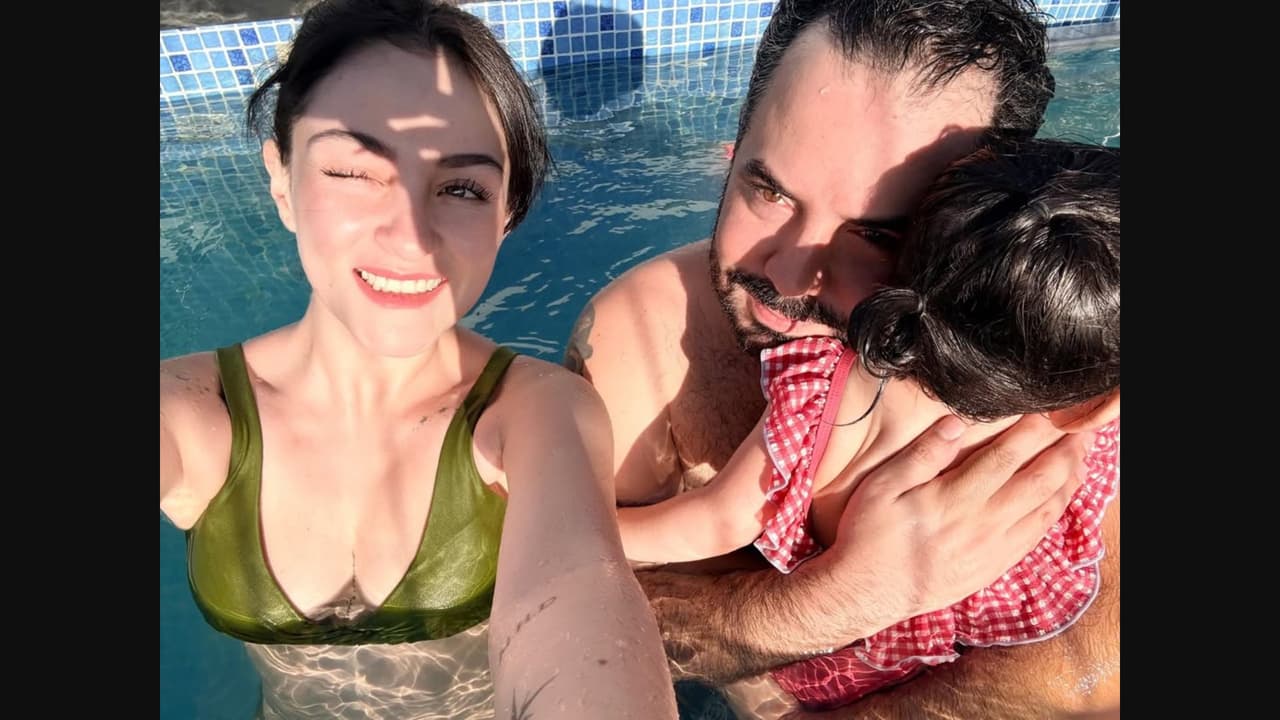 Paola Dalay y José Eduardo Derbez son padres de Tessa