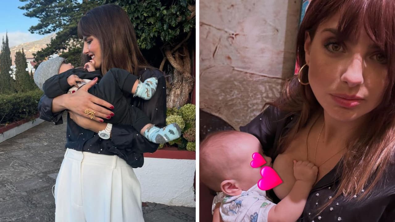 Michelle Renaud presume su cambio de look junto a su hijo Milo