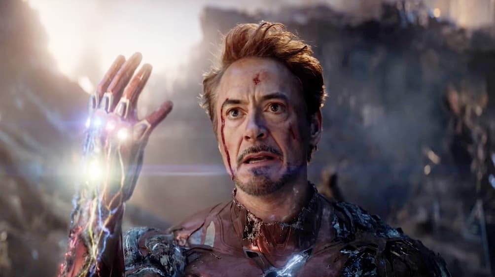 Robert Downey Jr. como Iron Man en 'Endgame'.