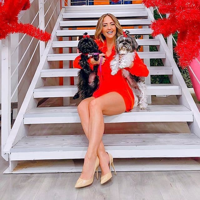 Mugritas y Sammy, dos perritas de raza Shih Tzu, son las fieles compañeras de Andrea Legarreta. Aunque es poco constante que la conductora comparta fotos de ellas, el pasado 9 de febrero hizo una excepción, pues ambas la acompañaron al matutino de Las Estrellas. “Este par de hermosuras me puso MUY feliz por su visita!!", anotó.