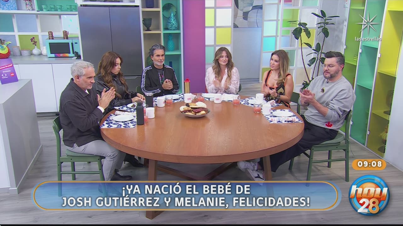 Nace hijo de Josh Gutiérrez; Andrea Legarreta anuncia la noticia en Hoy y manda mensaje