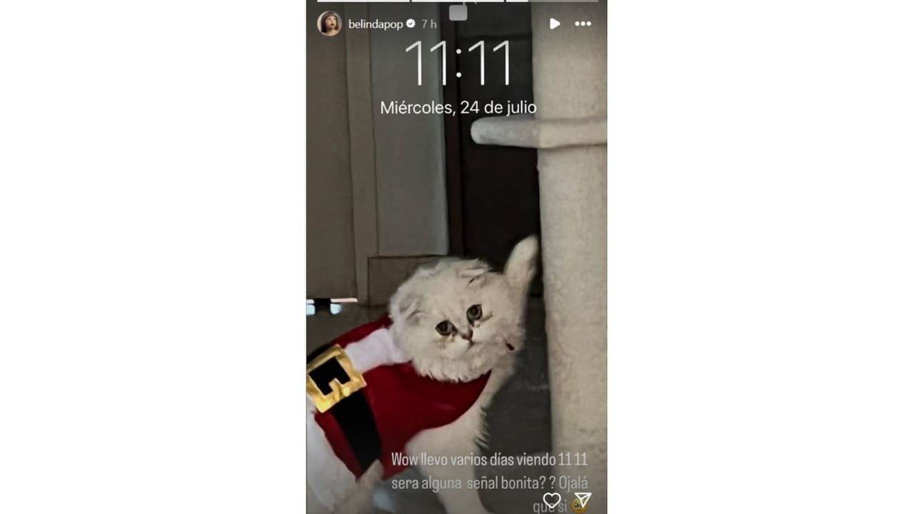 Belinda manda mensaje el día que Nodal se casó con Ángela Aguilar.