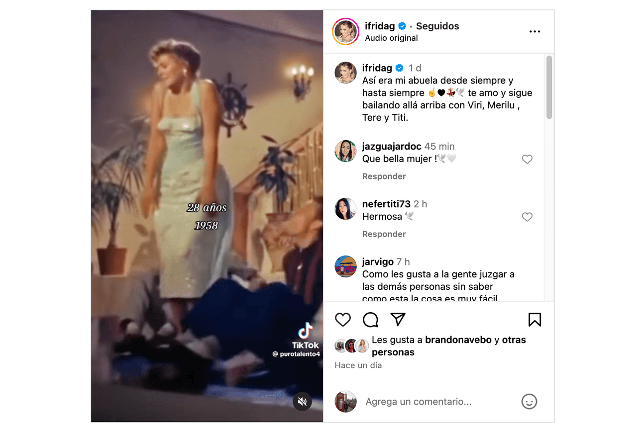 Hija de Alejandra Guzmán reveló cómo era Silvia Pinal