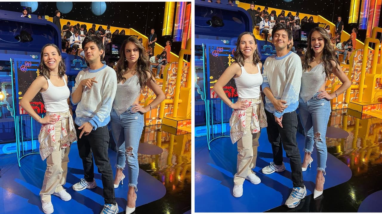 Ceci Flores, Harold Azuara y Ale Müller en el programa '¿Cuál es el bueno?'
<br>