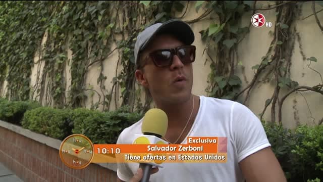 Salvador Zerboni con planes de dedicarse al cine