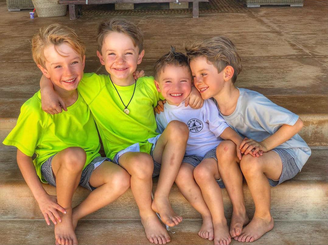 La conductora muestra a sus hijos en tiernas fotos de Instagram