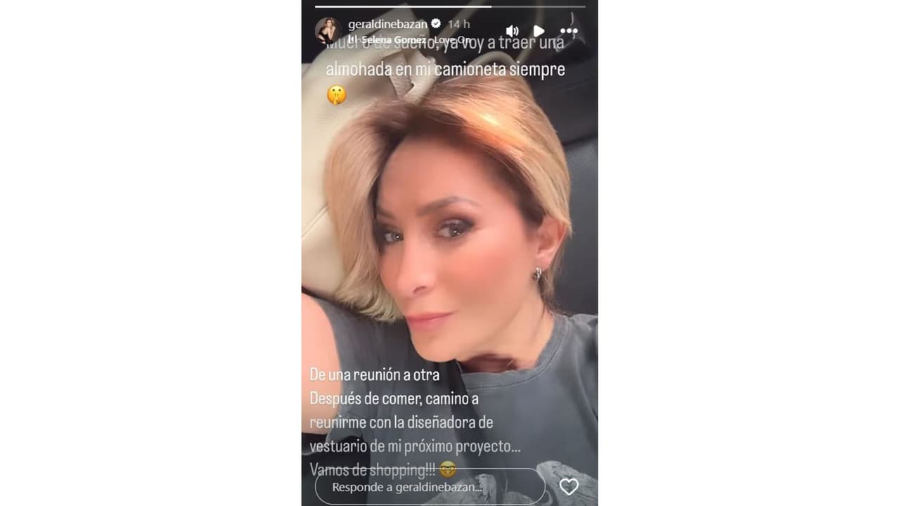 Mensaje de Geraldine Bazán antes de la ruptura de Irina Baeva y Gabriel Soto.