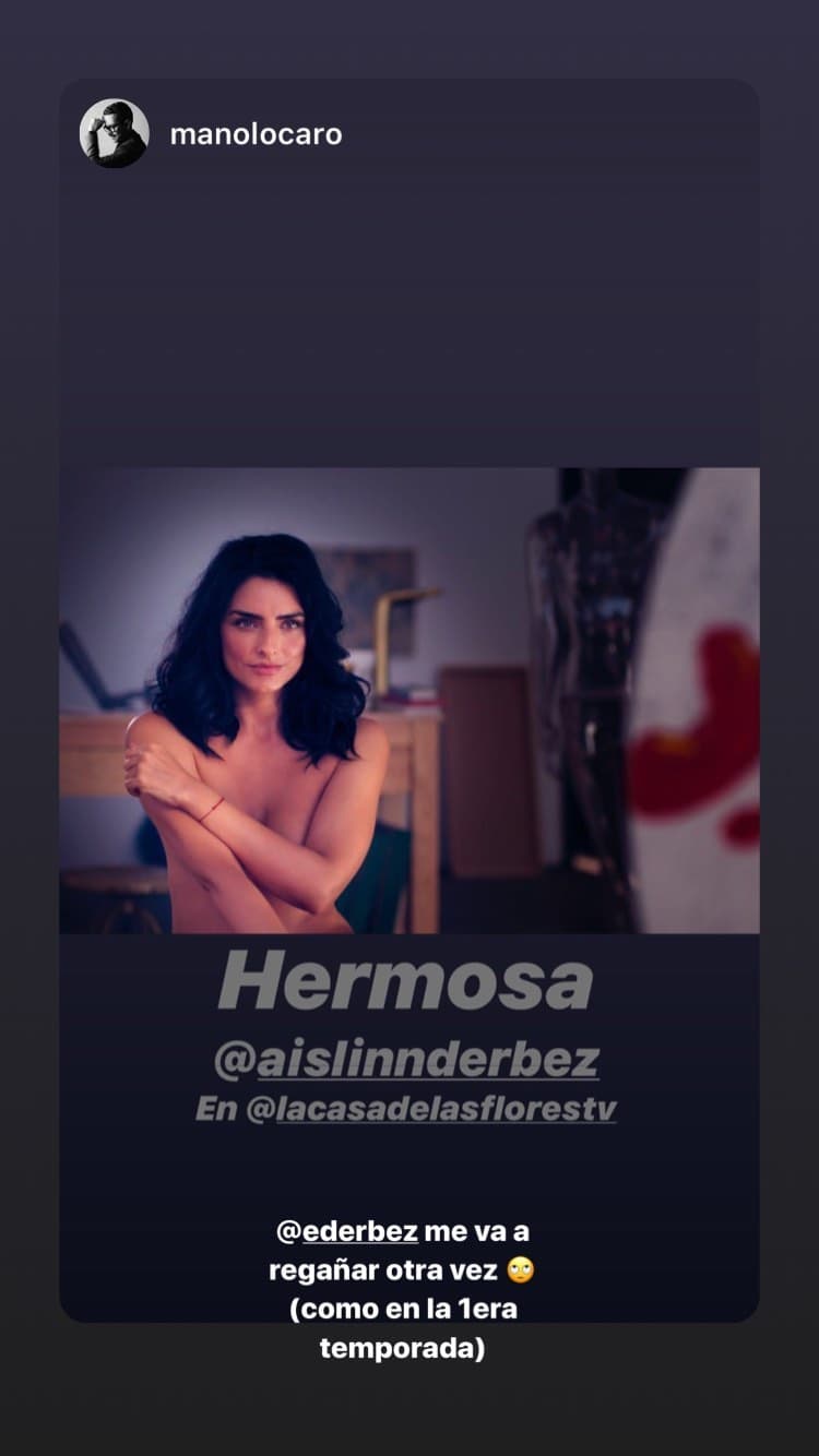 El productor Manolo Caro también sospechó que recibiría un reclamo de Eugenio Derbez.