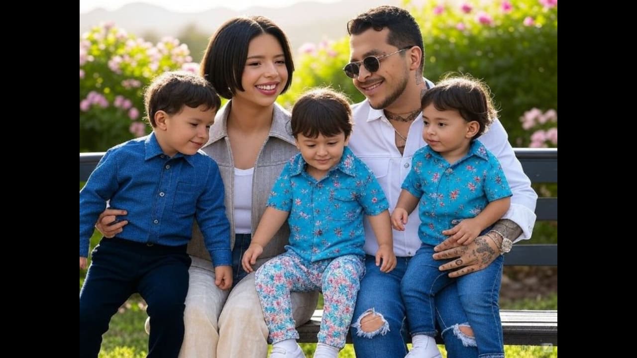 Uuarios de X mostraron cómo se verían Ángela Aguilar y Christian Nodal como padres