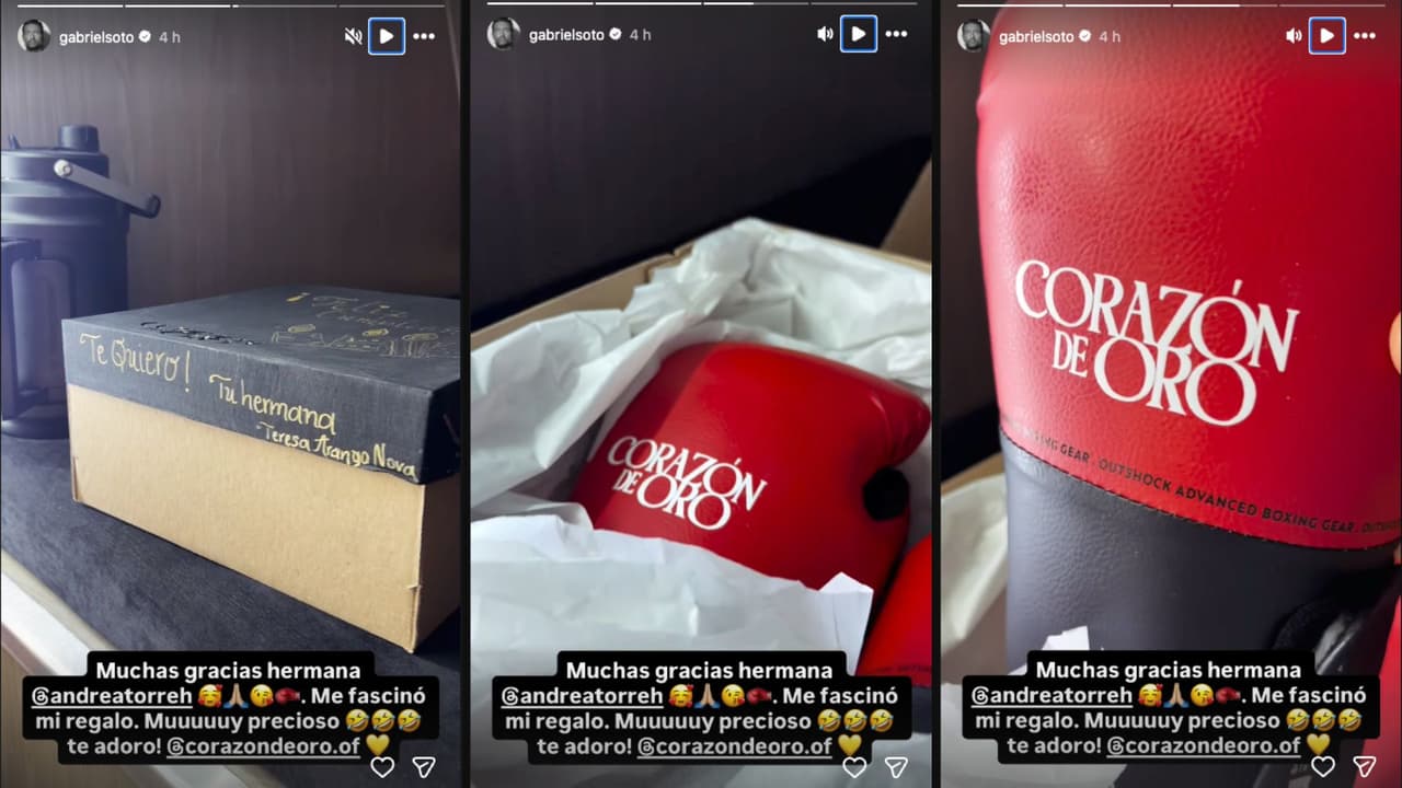 Andrea Torre sorprende a Gabriel Soto con regalo de cumpleaños