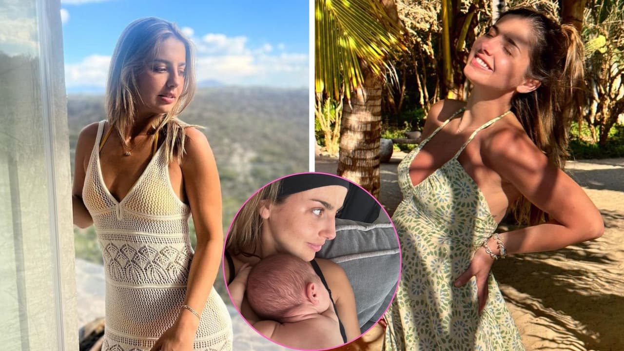 A un mes del nacimiento de su hijo, Michelle Renaud presume su figura postparto al regresar al gimnasio