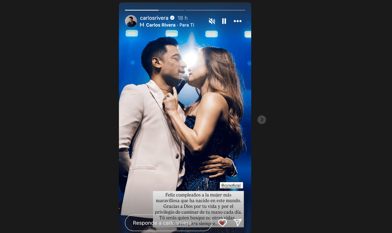 Carlos Rivera conmueve al celebrar así el cumpleaños de Cynthia Rodríguez: le dio espectacular regalo