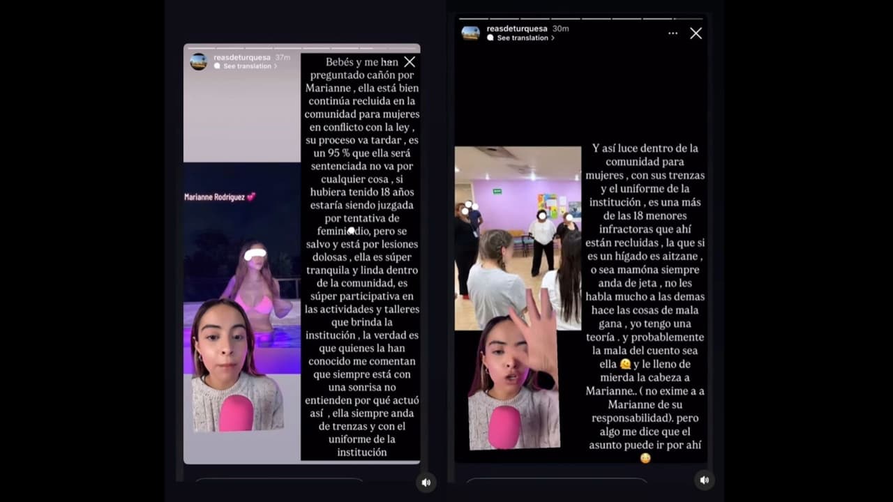 Filtran imágenes de Marianne 'N' desde prisión