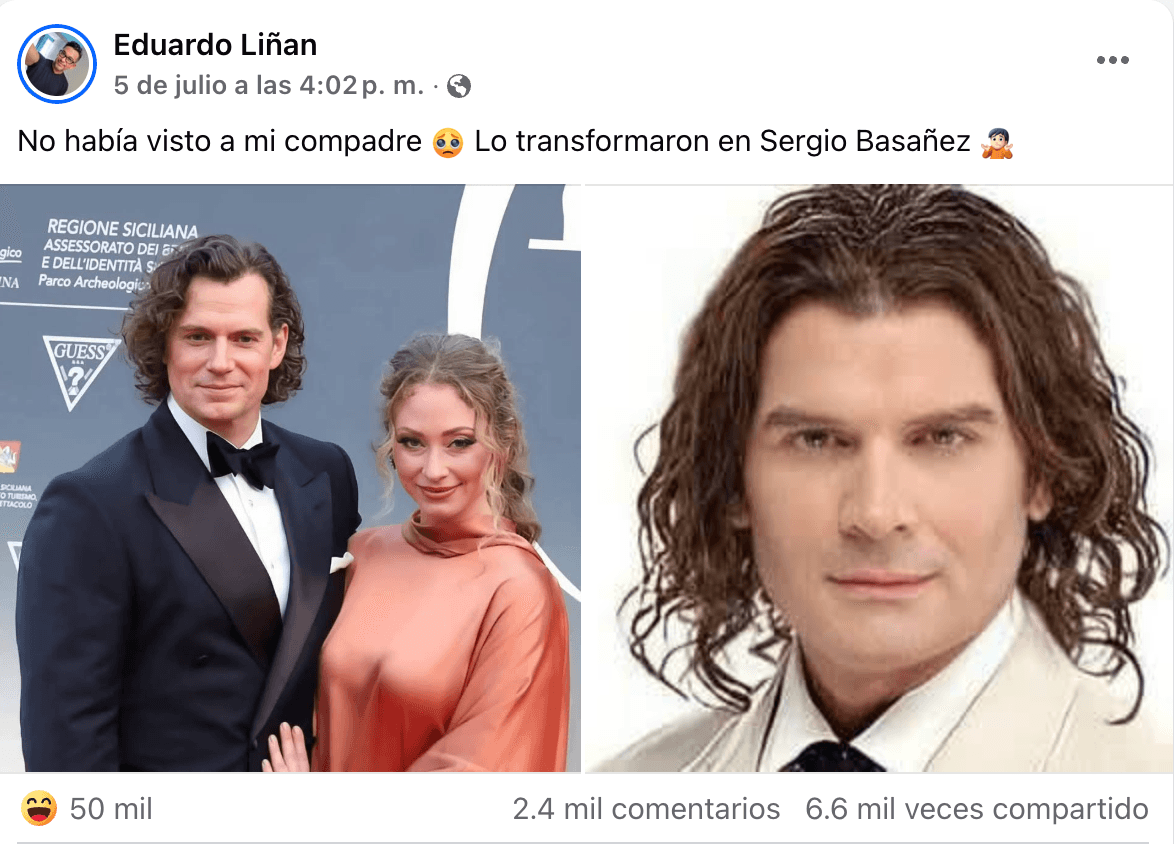 Henry Cavill y Sergio Basáñez.