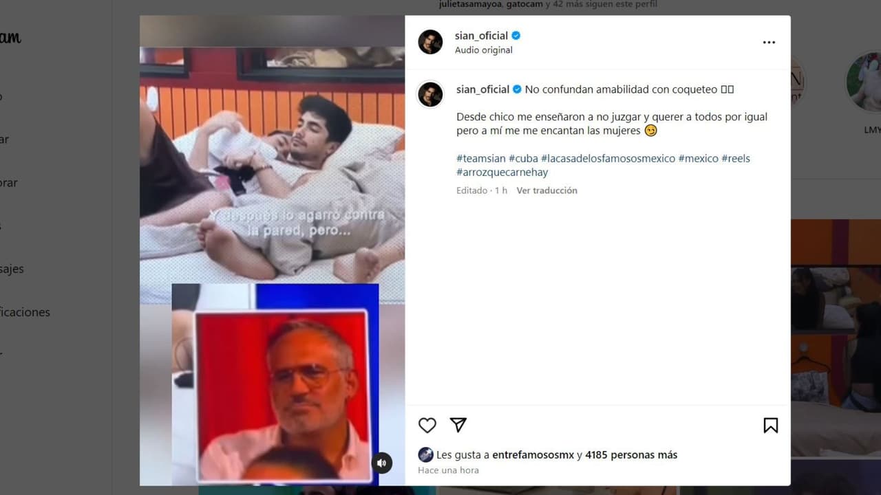 Sian reacciona a 'coqueteo' con Ricardo.