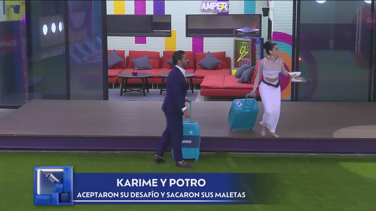 Karime y Potro aceptaron quedarse sin maletas una semana en 'La Casa de los Famosos México'