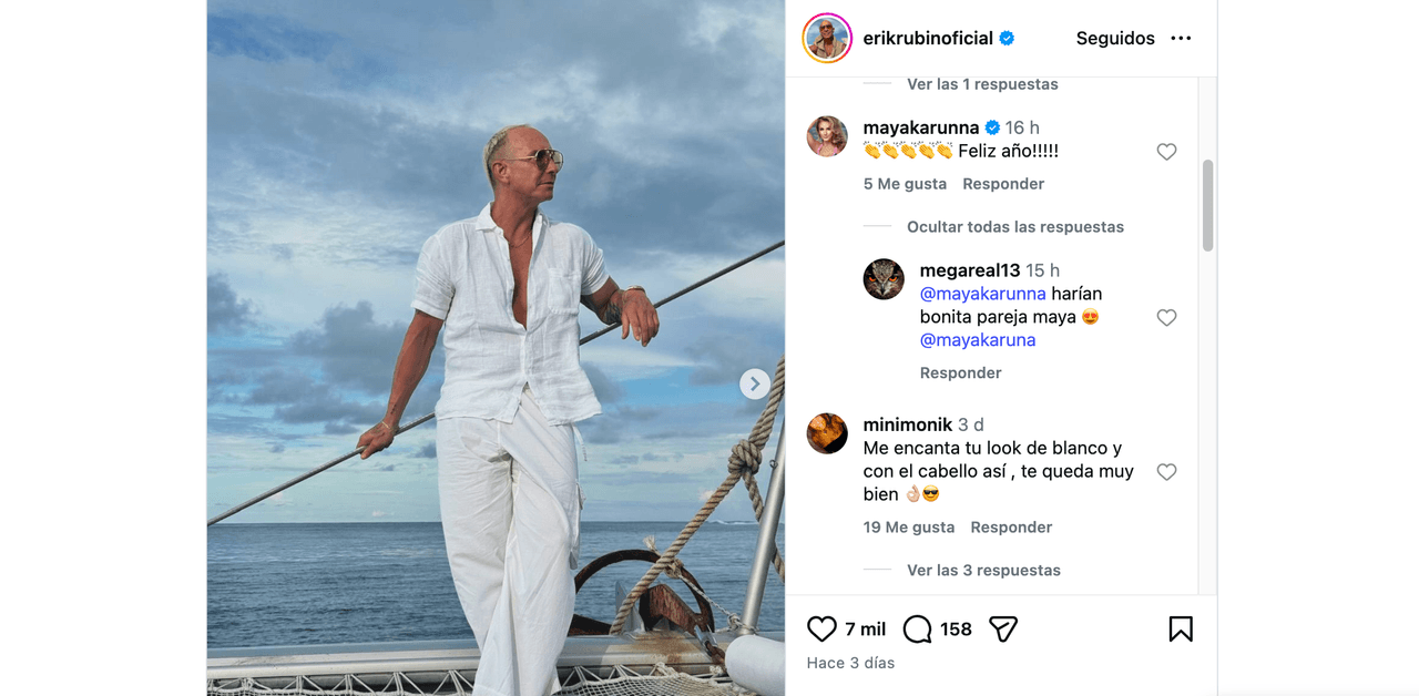 Erik Rubín recibe inesperado mensaje de famosa cantante tras confirmarse noviazgo de Andrea Legarreta: ¿Nuevo amor?