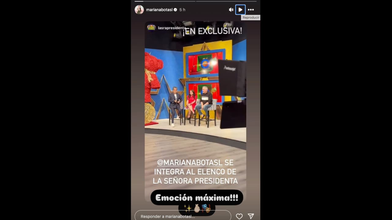 Mariana Botas comparte su emoción de sumarse al elenco de 'La señora presidente' junto a Arath de la Torre