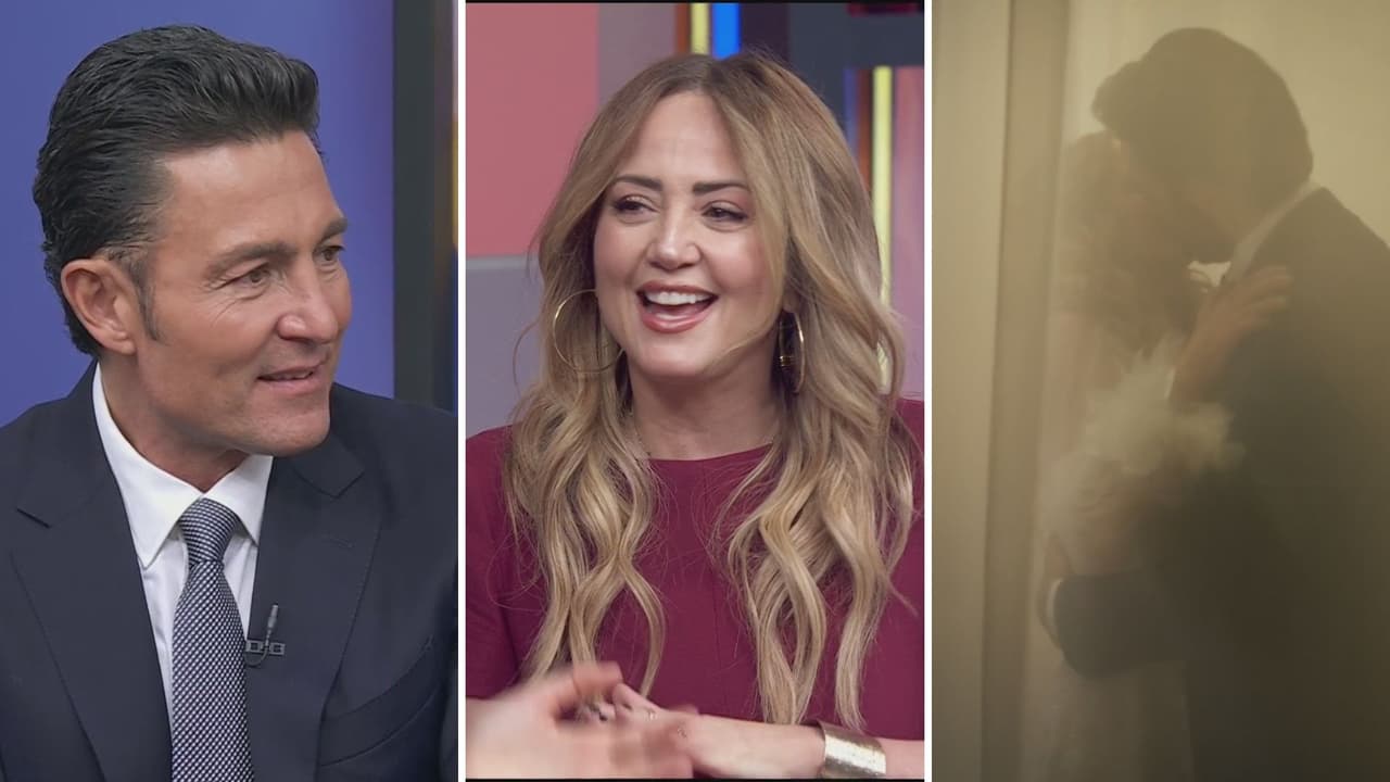 Fernando Colunga llega a 'Hoy' y, frente a Andrea Legarreta, reacciona sus candentes escenas con la conductora en 'Amanecer'