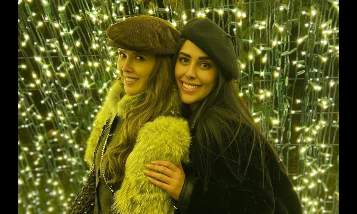 Los fans de la actriz quedaron impactados con la imagen de tía y sobrina