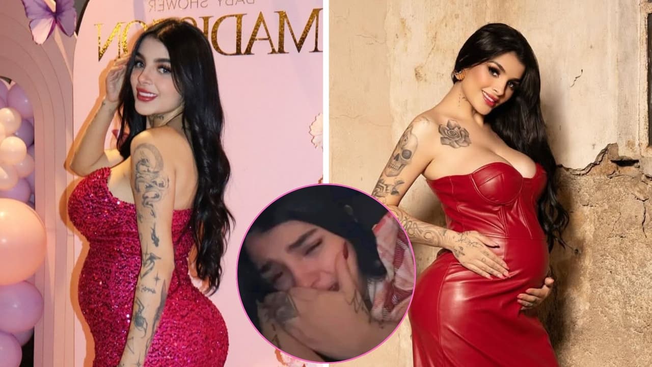 Karely Ruiz rompe en llanto y habla sobre lo difícil que ha sido su embarazo a 2 meses del nacimiento de su hija