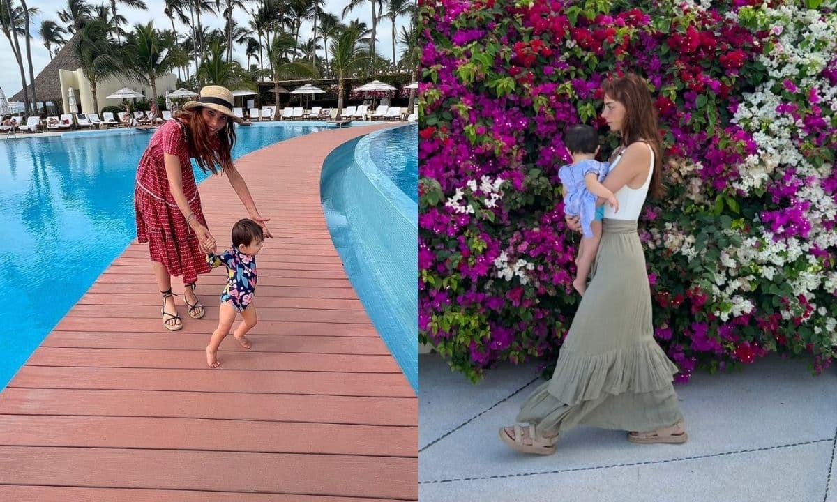 La conductora compartió las fotos en su cuenta de Instagram