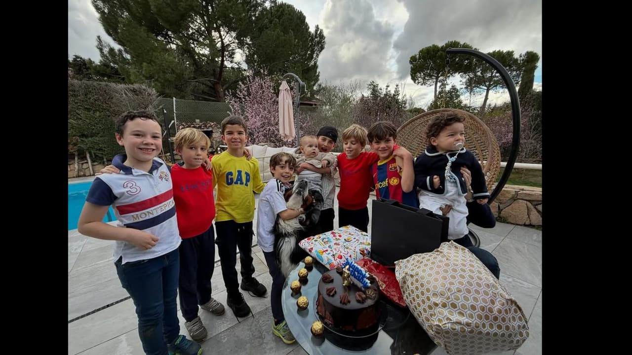 Michelle Renaud celebra el cumpleaños de su hijo Marcelo