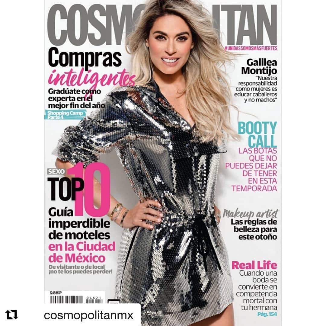 La conductora Galilea Montijo es la portada de este mes de la revista Cosmopolitan, ¿ya la viste?