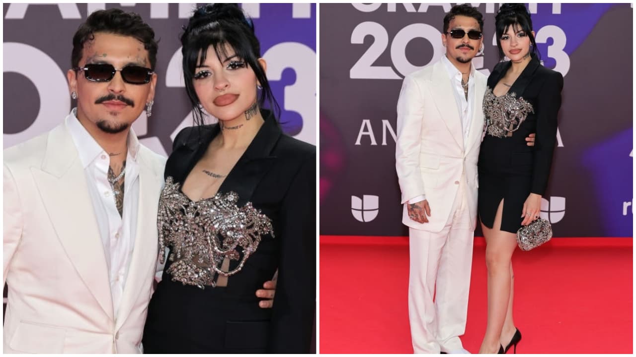 Christian Nodal y Cazzu en los Latin GRAMMY 2023