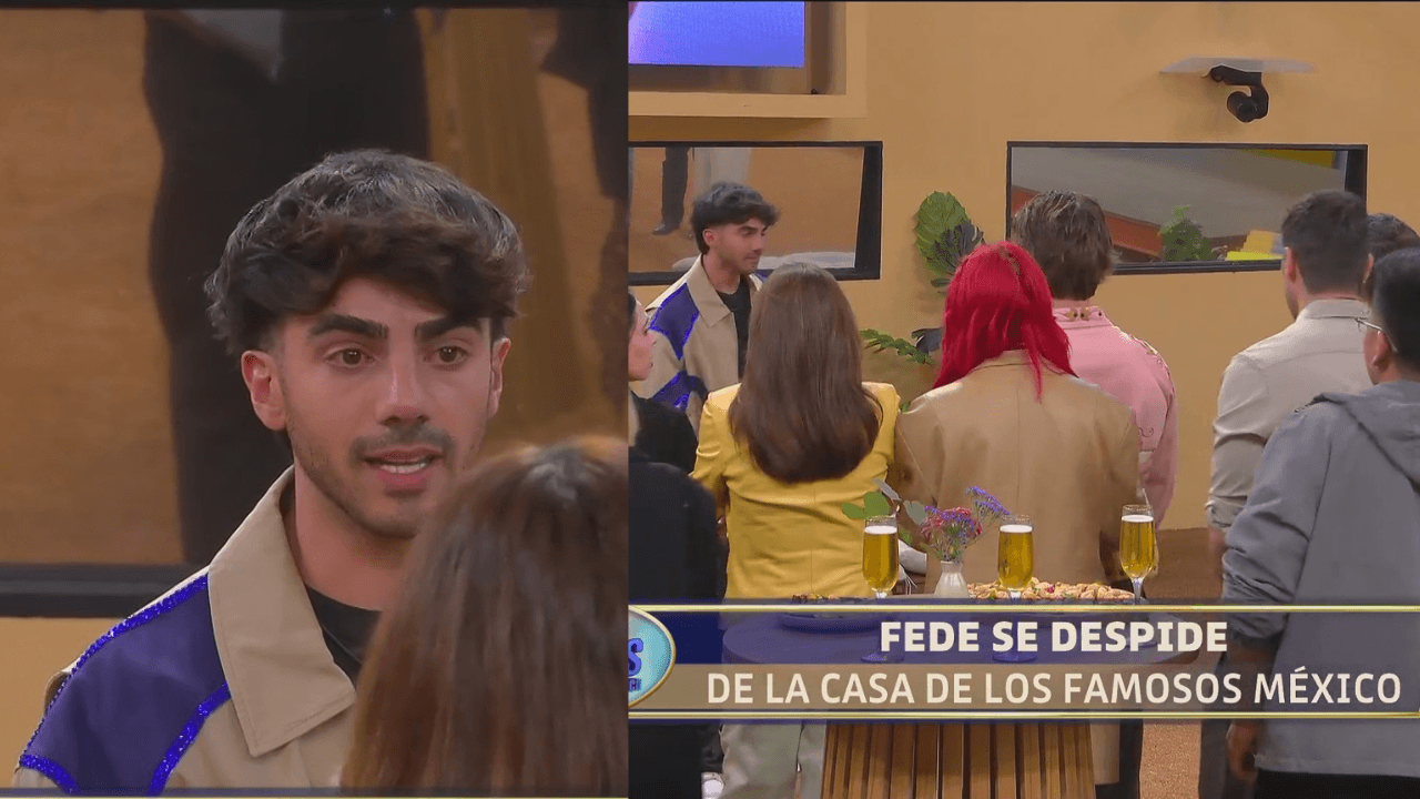 Fede anuncia su salida llorando; habitantes lo despiden con voz entrecortada