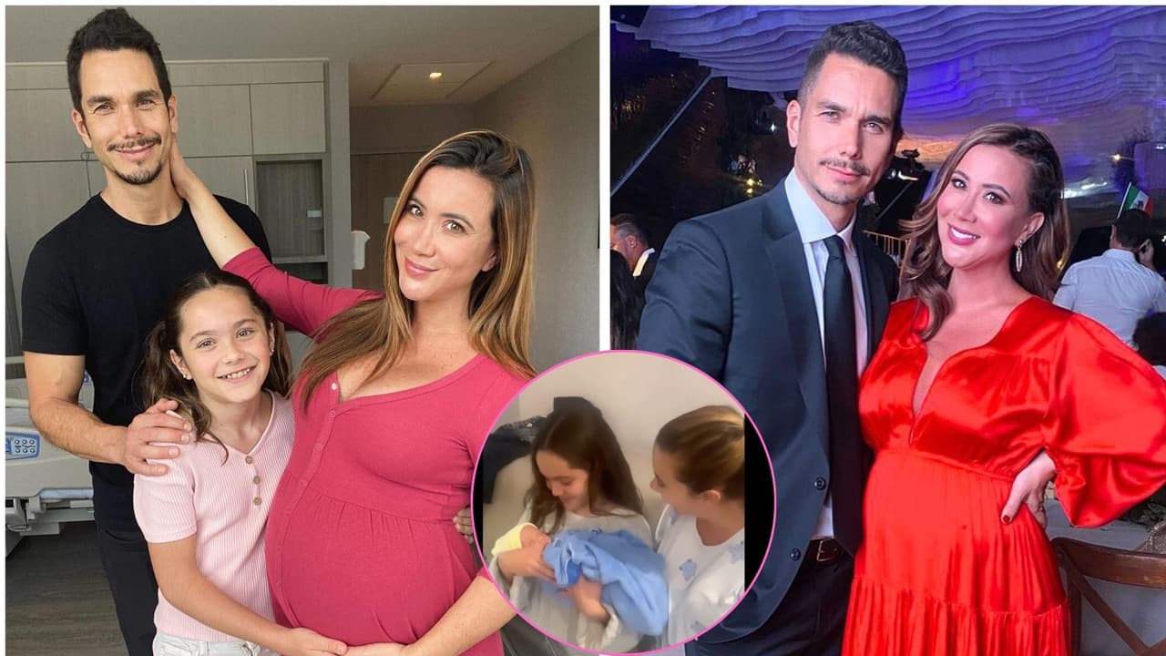 Mariazel y Adrián Rubio presentan las primeras fotos de André: Desde el parto hasta su encuentro con Laia