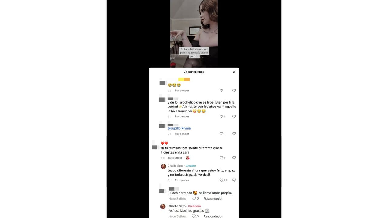 Giselle Soto afirma estar "en paz".