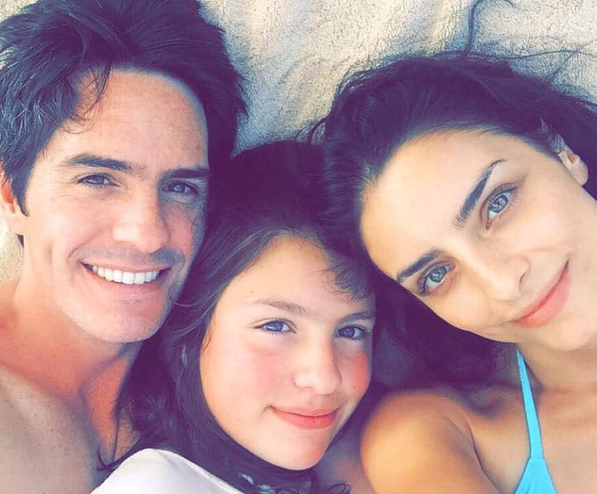 Kailani llegó a completar la familia que ya habían formado con Lorenza, hija de Mauricio Ochmann