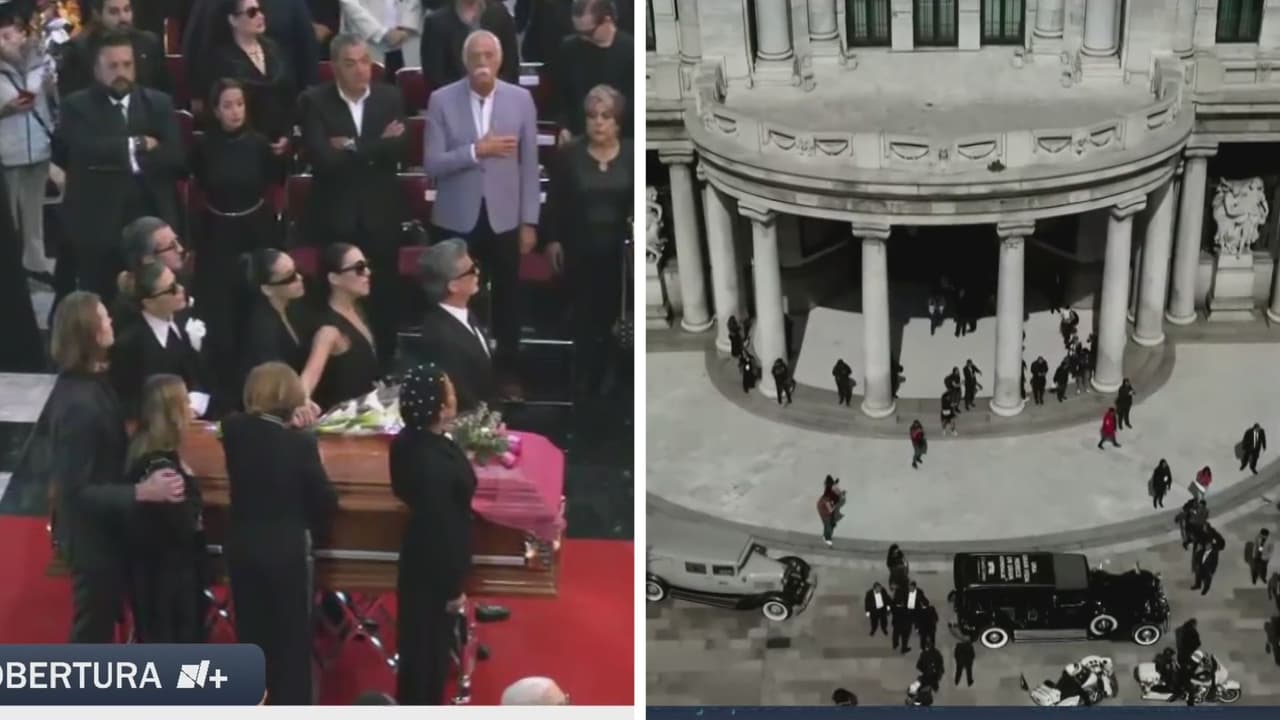 'Las Golondrinas' despiden a Silvia Pinal del Palacio de Bellas Artes