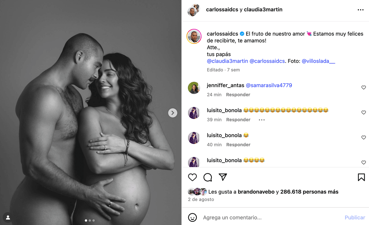 Claudia Martín hace fuerte anuncio sobre su embarazo: con fotos, revela el sexo de su bebé y el nombre que llevará