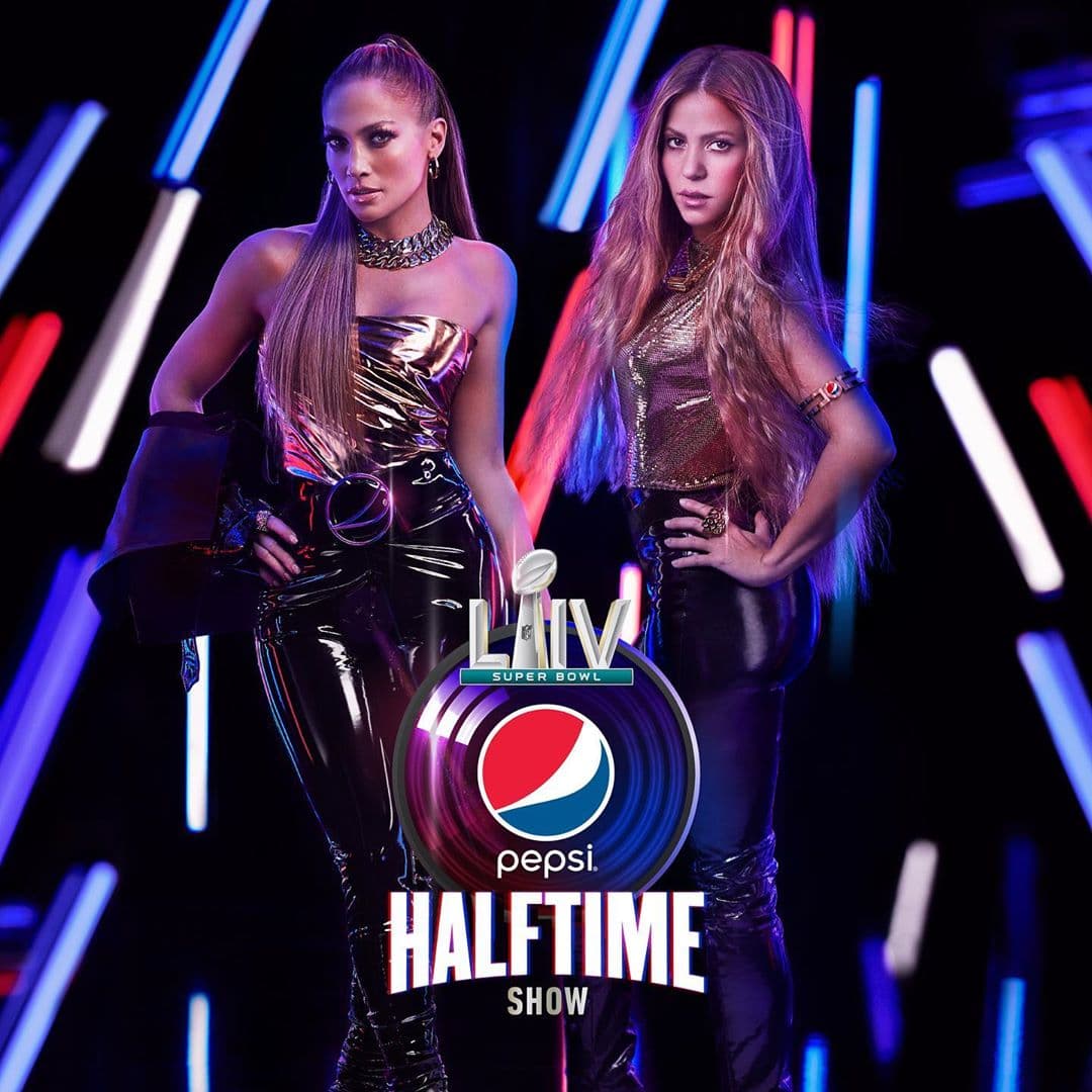 Shakira y Jennifer Lopez se presentarán en el medio tiempo del Super Bowl LIV