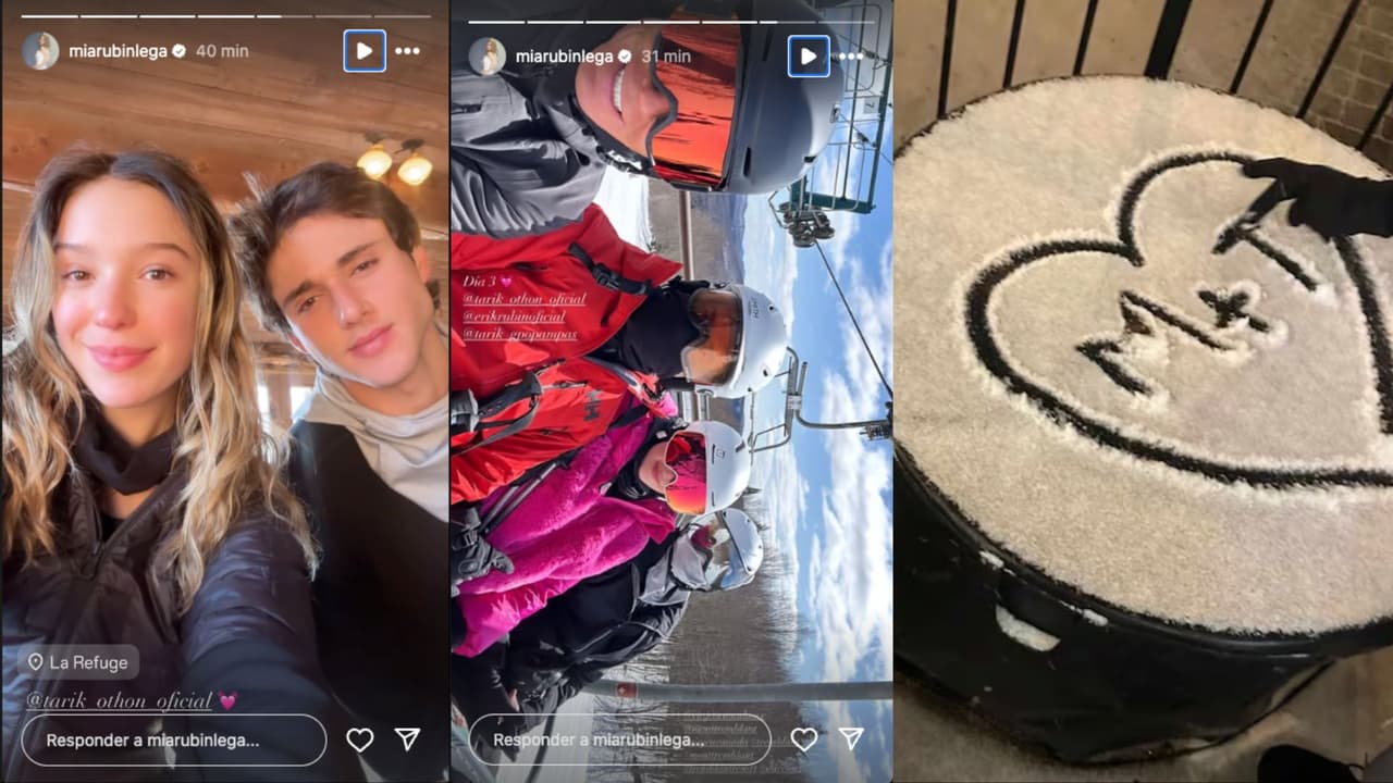 Mía Rubín y su novio Tarik Othón viajan a Canadá junto a sus padres