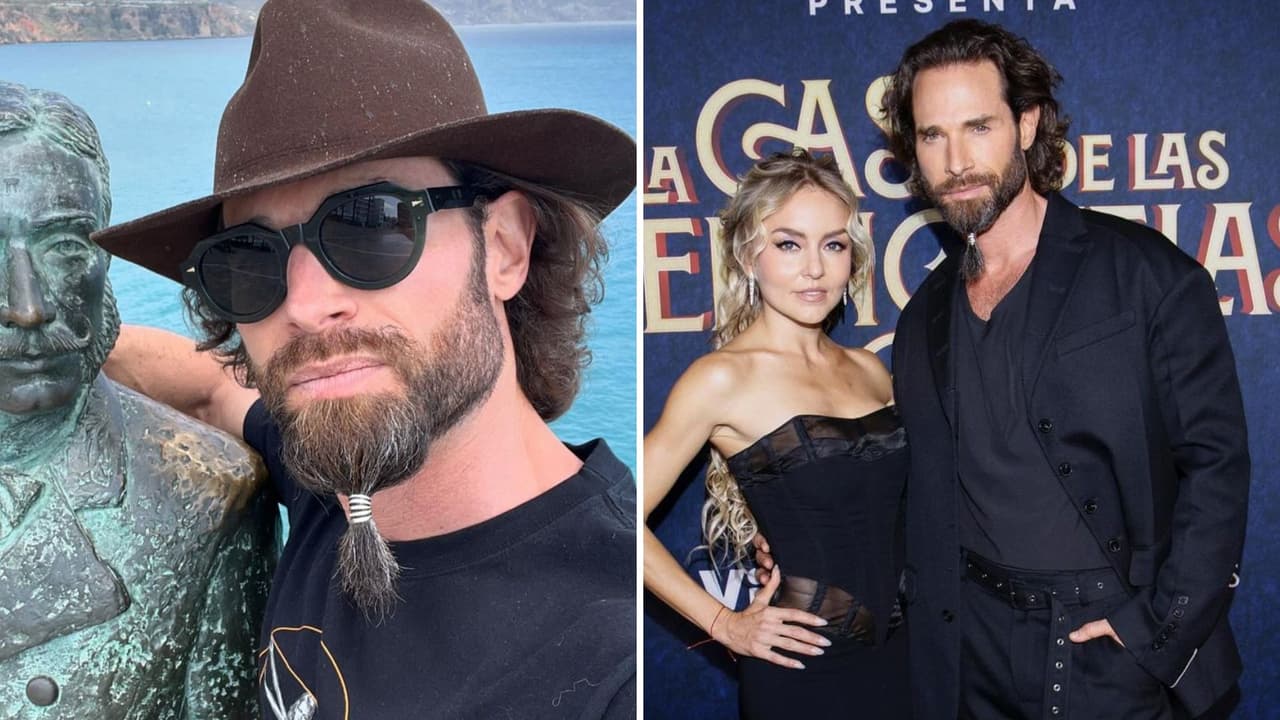 Sebastián Rulli se quita la barba ‘de chiva’ gracias a su hijo y así reaccionó Angelique Boyer