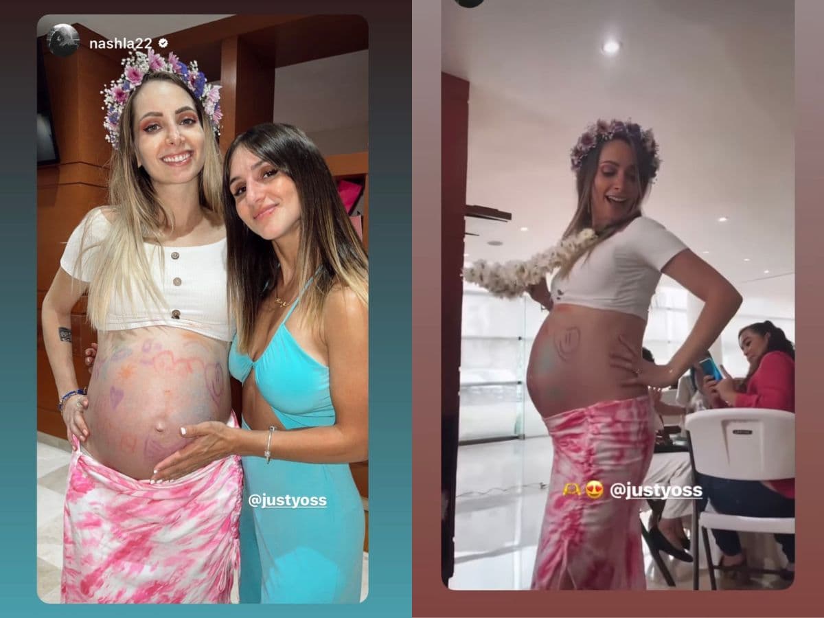 Yosstop presumió su embarazo en espectacular outfit rosa.