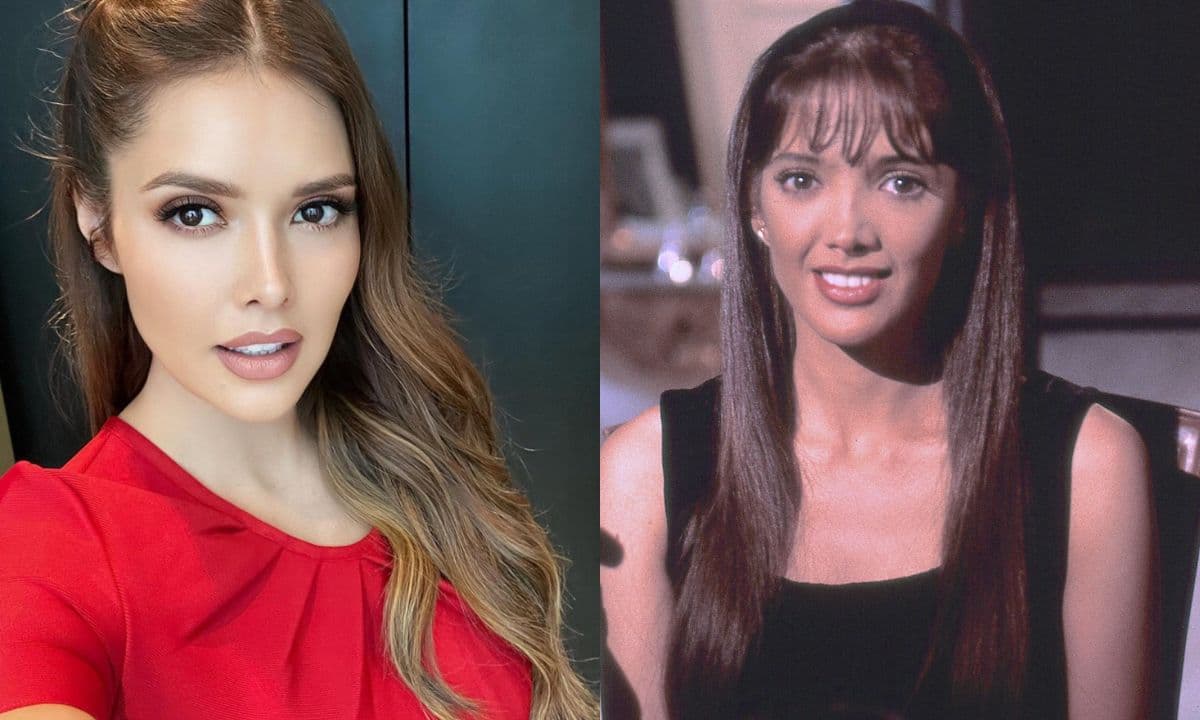 La actriz compartió varias fotos, en las que atrajo miradas su parecido con su colega