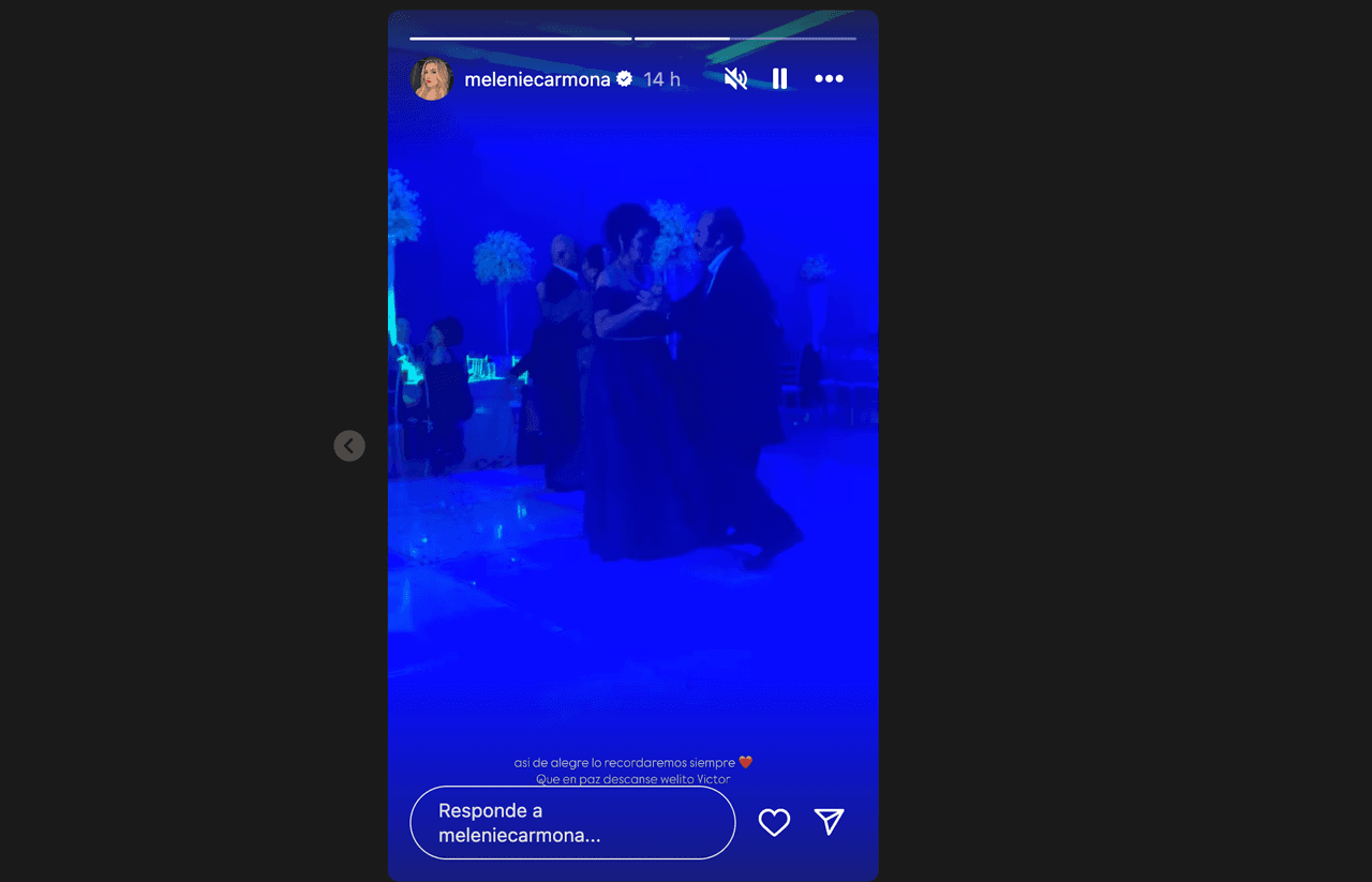 Hija de Alicia Villarreal le dice adiós a su abuelo materno