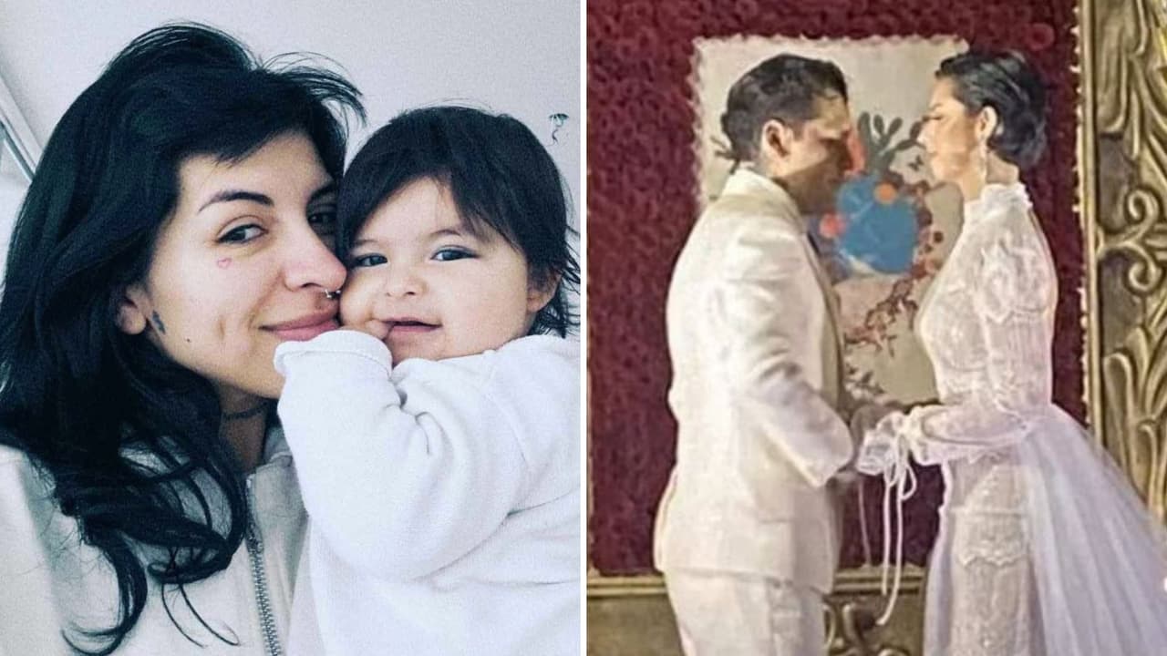 ¿Cazzu se negó a que Inti estuviera en la boda de Nodal y Ángela Aguilar? Él deseaba que fuera, pero su hija “no viajó”