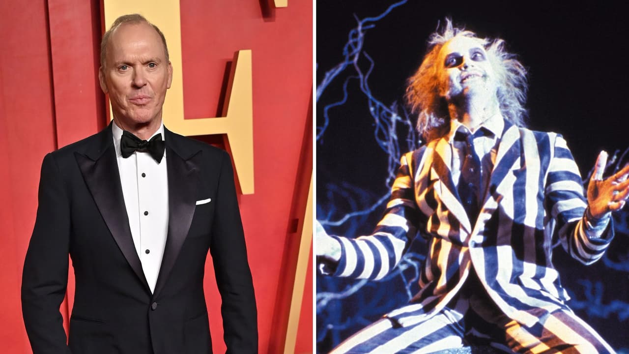 Michael Keaton está de regreso como Beetlejuice para la secuela dirigida por Tim Burton