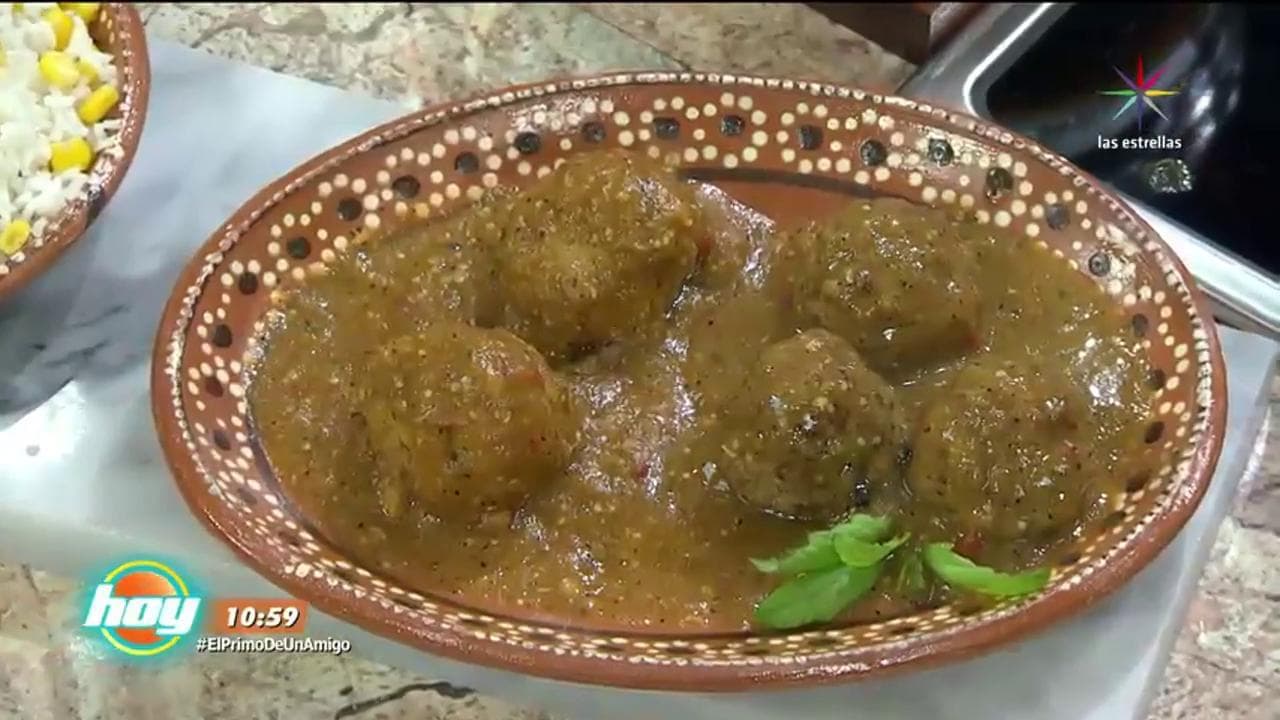 Cocina Albóndigas en salsa morita
